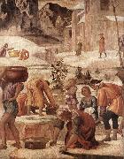 LUINI, Bernardino The Gathering of the Manna s oil painting artist